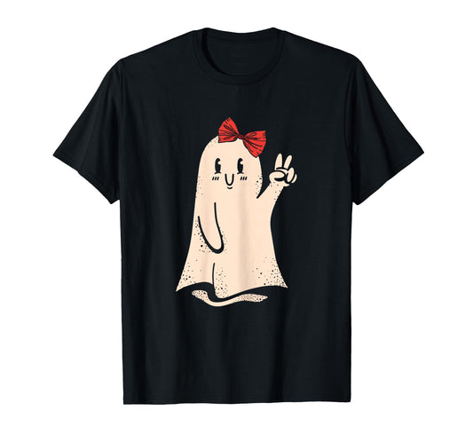 Female Ghost - Halloween T-Shirt