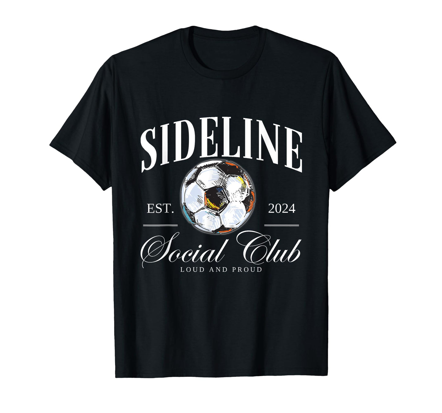 Sideline Social Club Soccer T-Shirt