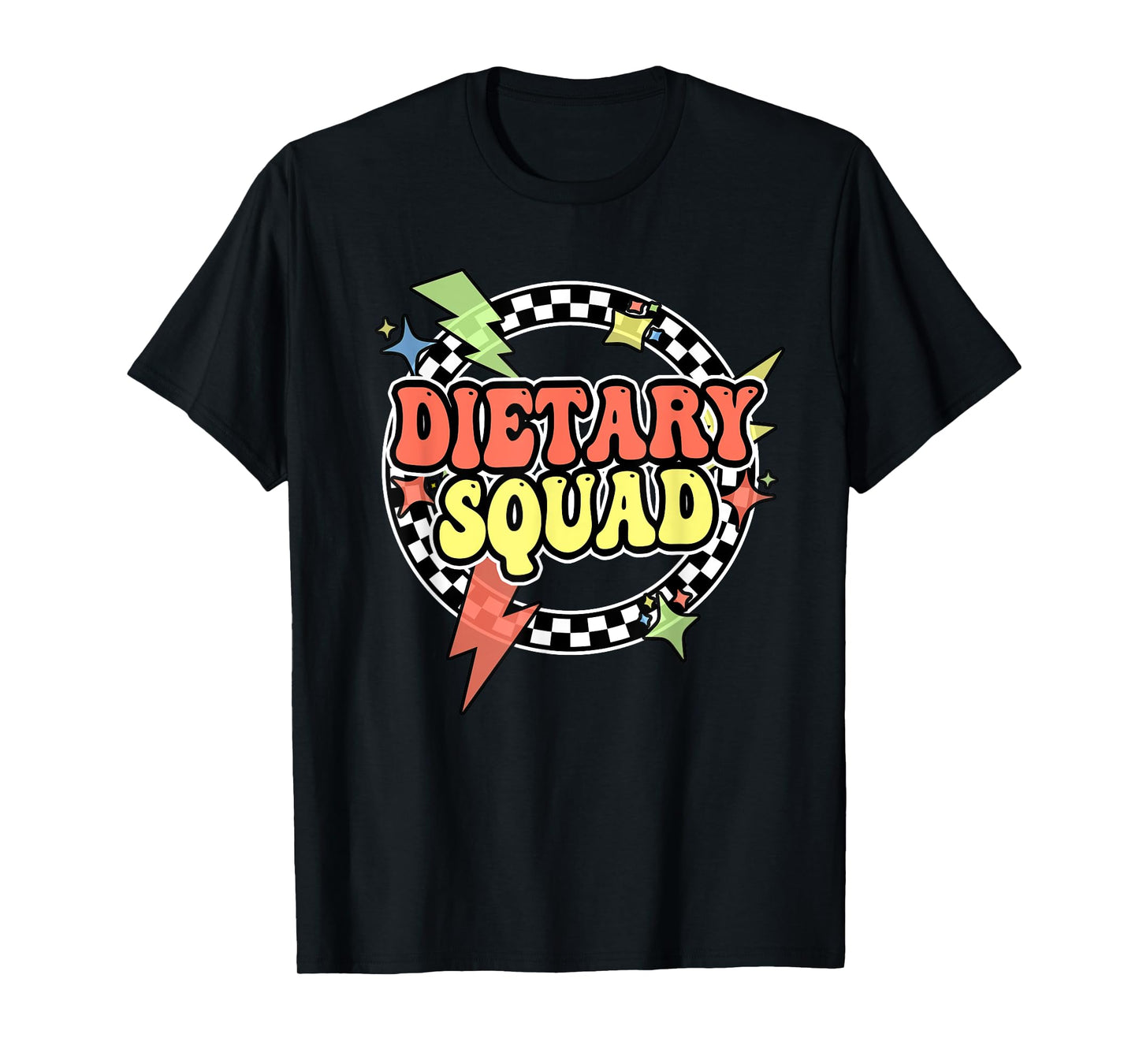 Retro Dietary Squad Dietary Appreciation Week For Staff T-Shirt