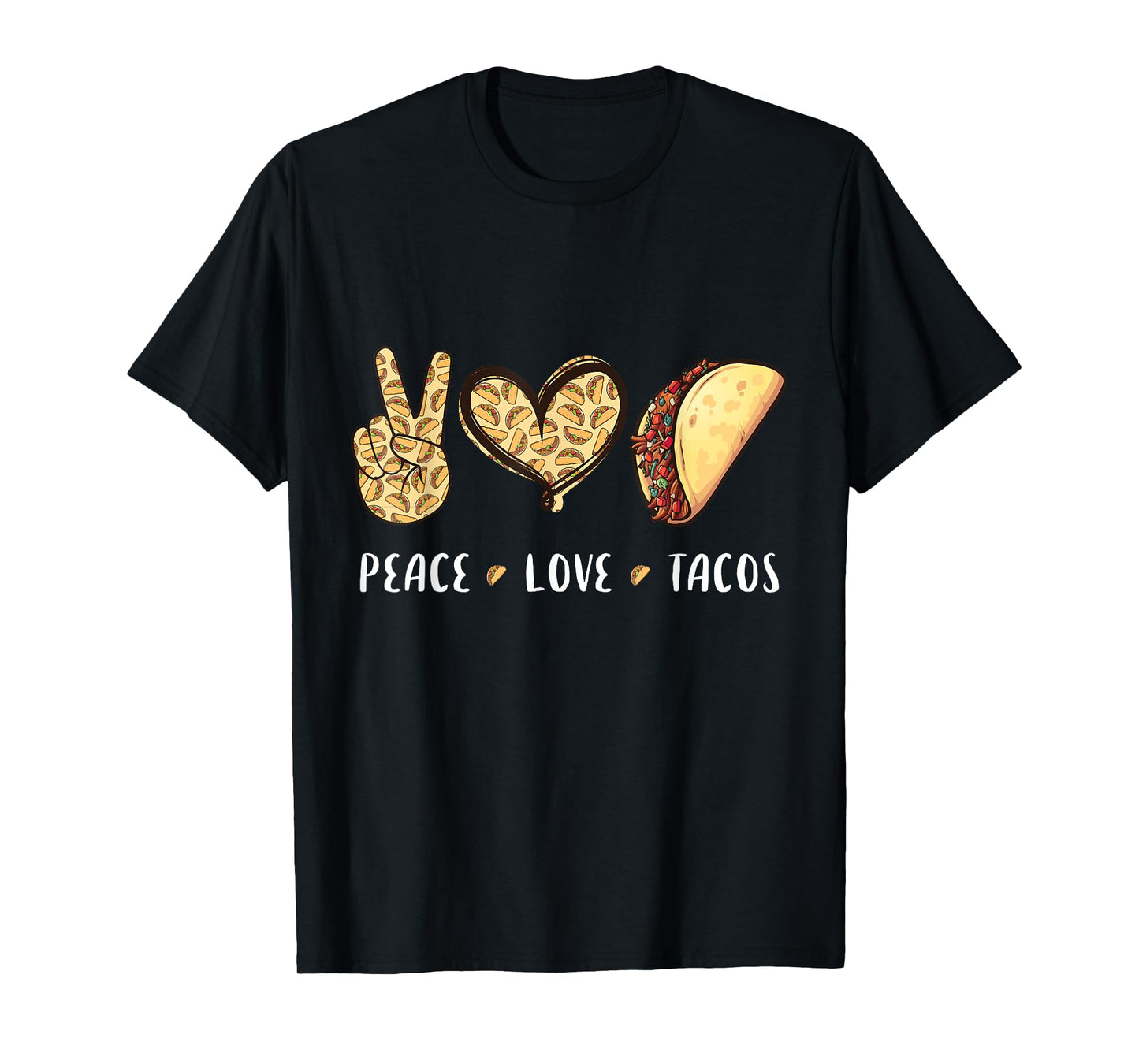 Peace Love Tacos lovers gifts for men women kids boys girls T-Shirt