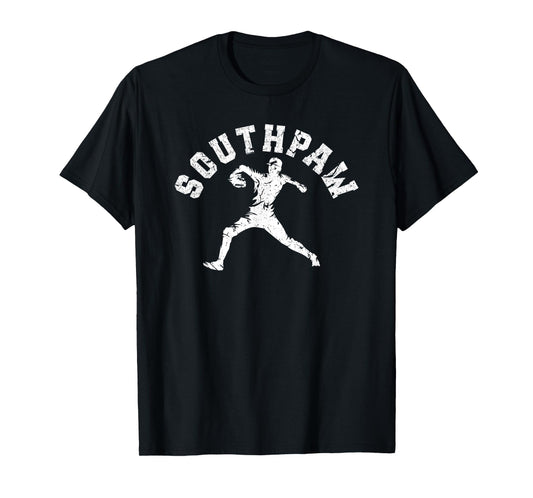Southpaw Lefty Baseball Left Handed Pitcher T-Shirt