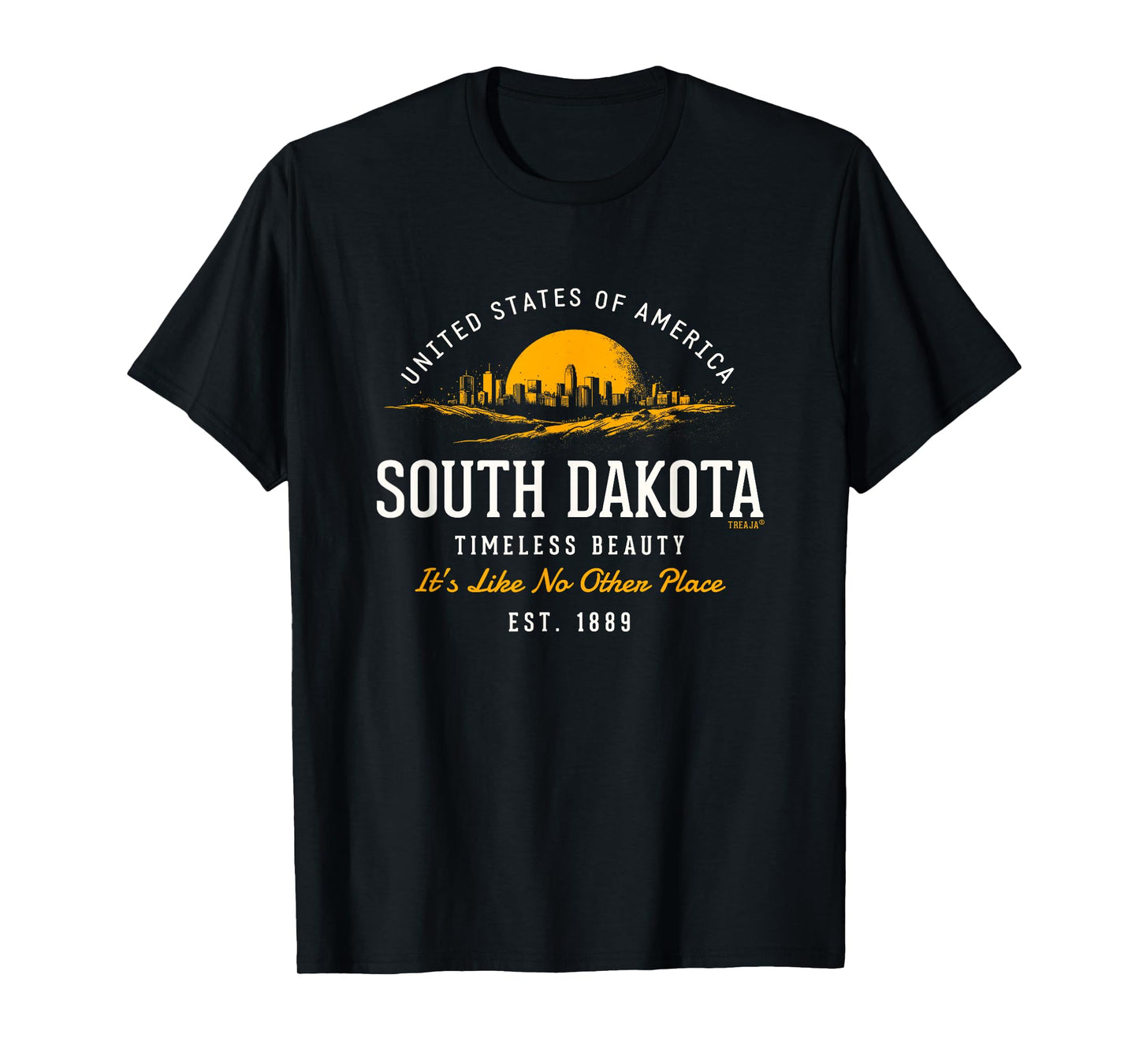 Retro Styled State of South Dakota Vintage T-Shirt
