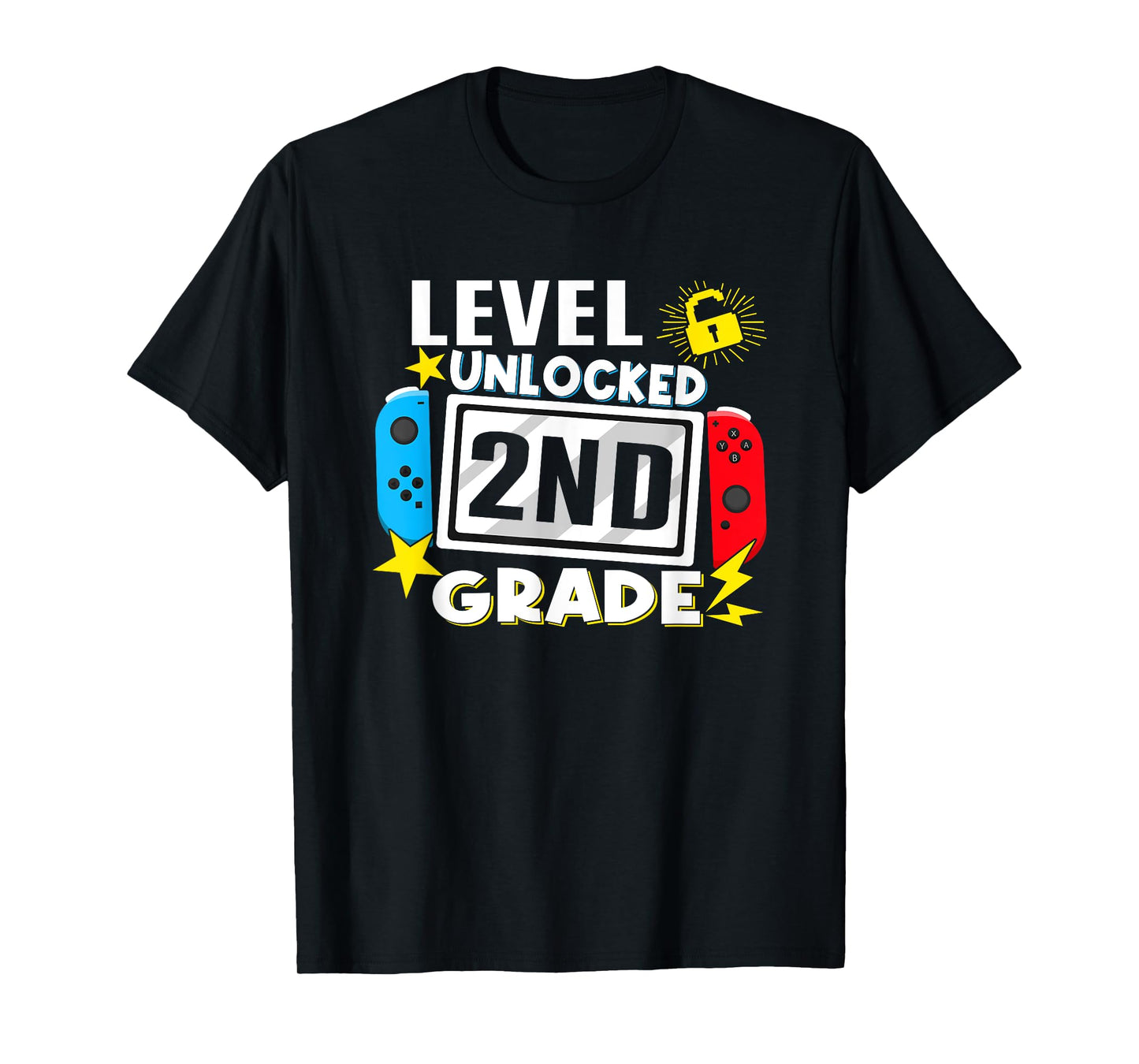 First Day Of 2nd Grade Level Unlocked Game Back To School T-Shirt