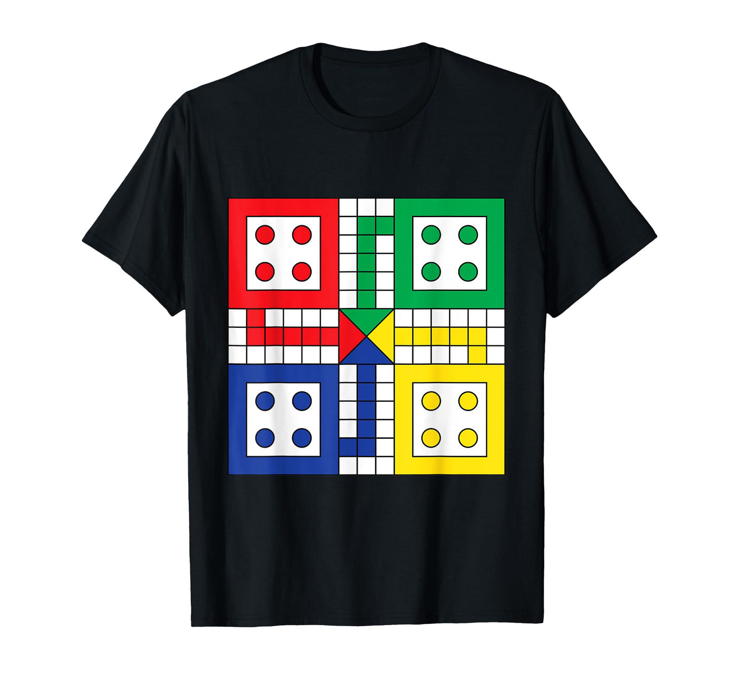Board Games Play Ludo On Your Shirts Illustration Graphic T-Shirt