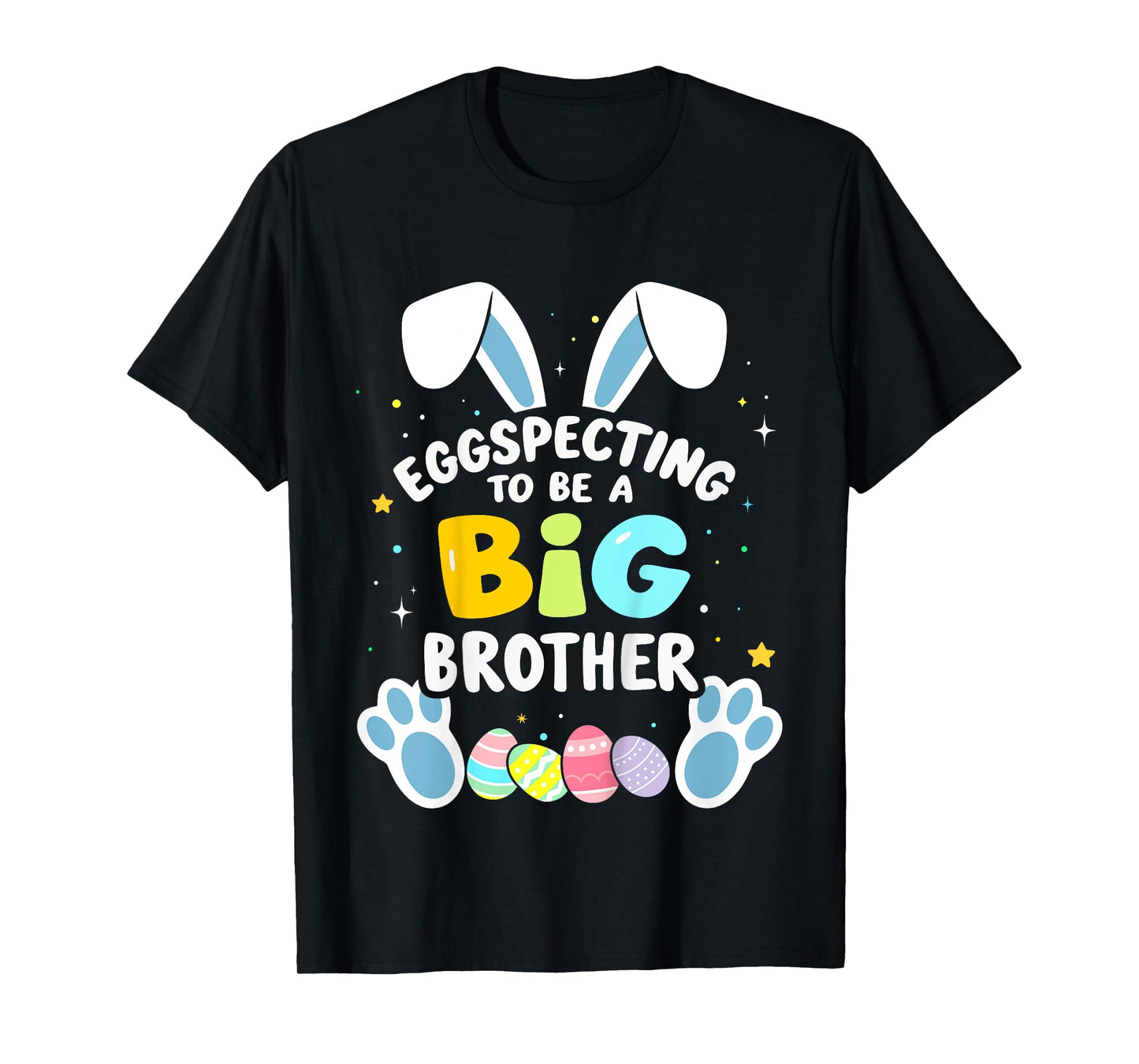 Kids Eggspecting to be a big brother easter baby announcement T-Shirt