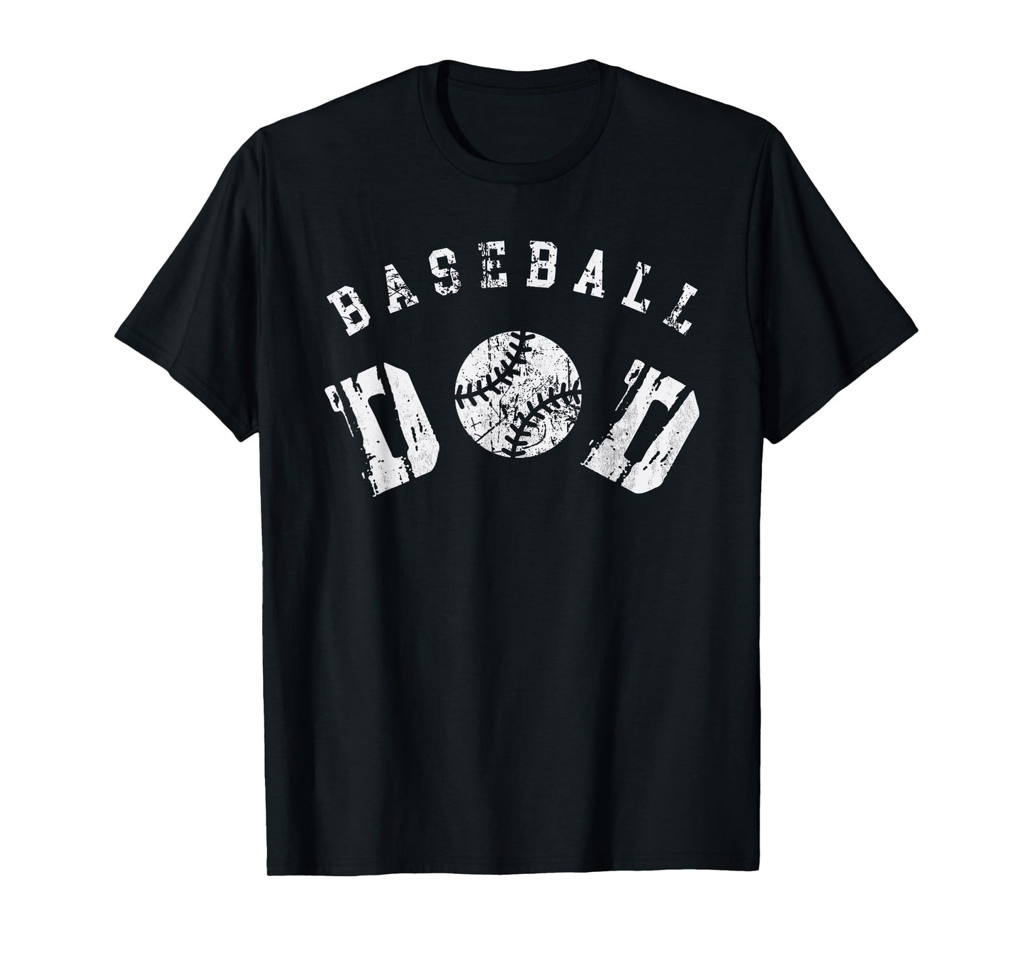 Retro Baseball Dad Happy Fathers Day for Men Sports Lovers T-Shirt