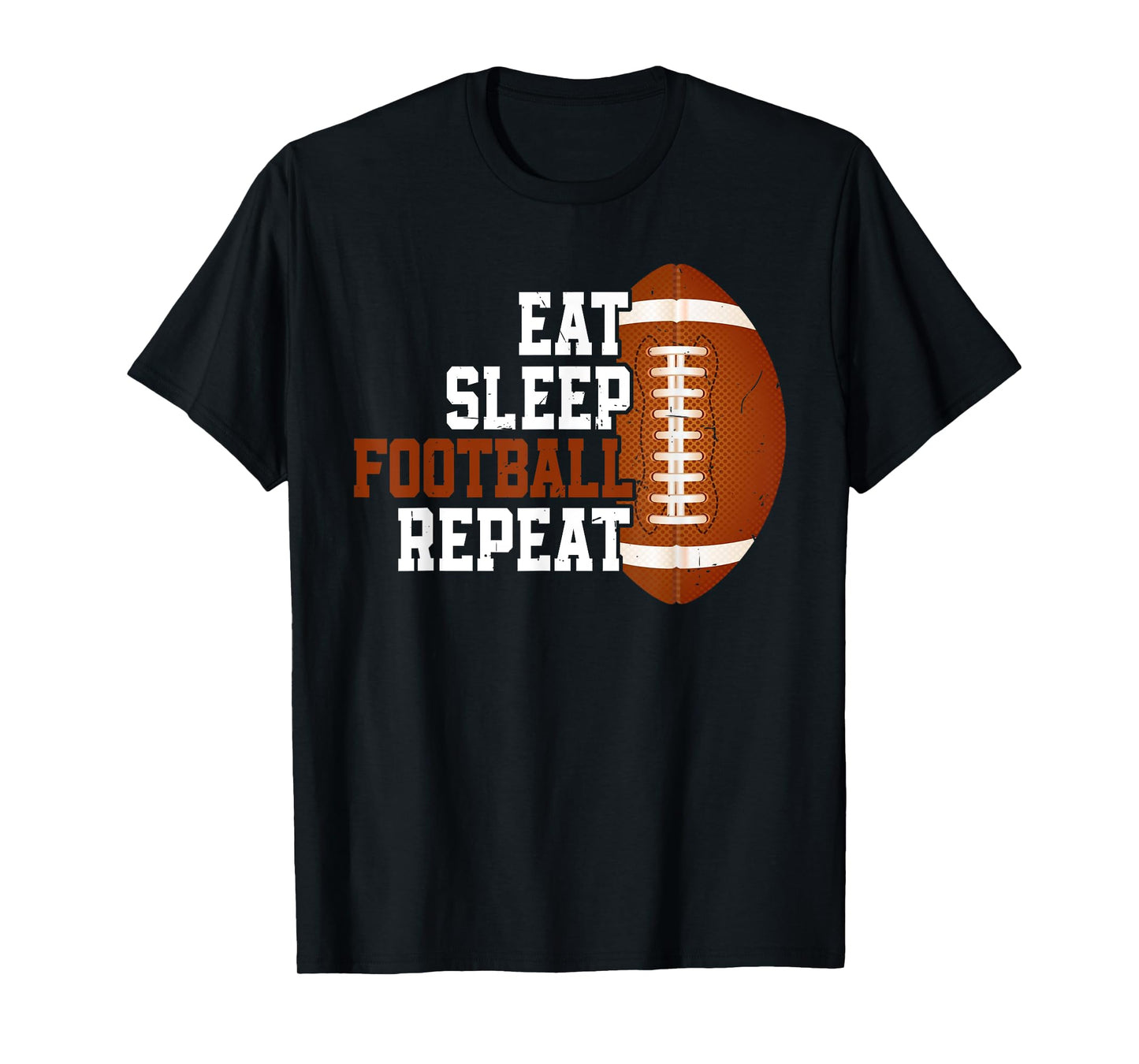Eat Sleep Football Repeat Youth Shirt Kids Boys Girls Adult T-Shirt