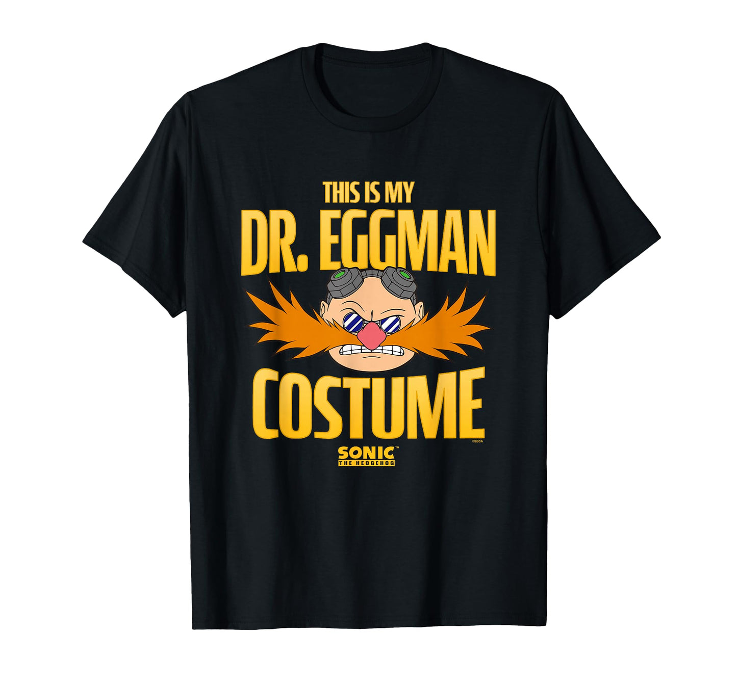 Sonic The Hedgehog Halloween This Is My Dr. Eggman Costume T-Shirt