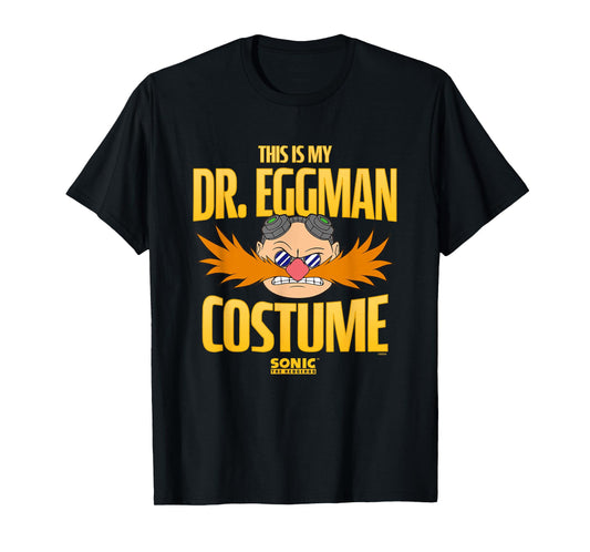 Sonic The Hedgehog Halloween This Is My Dr. Eggman Costume T-Shirt