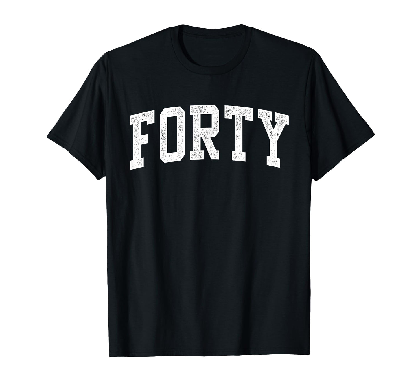 Forty Minimalist 40th Birthday Design 40-Year-Old T-Shirt