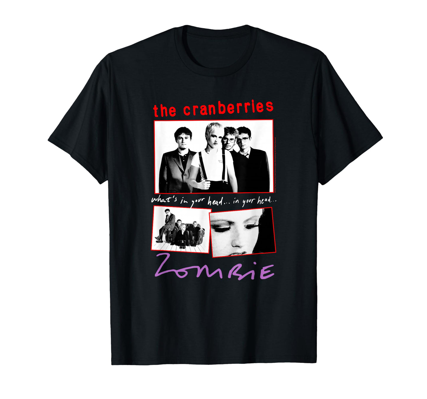 The Cranberries Zombie Collage Vintage Band T-Shirt