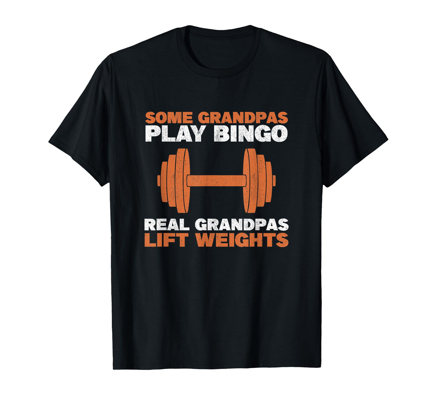 Grandpa Lift Weights Gym Workout Bodybuilding Weightlifting T-Shirt