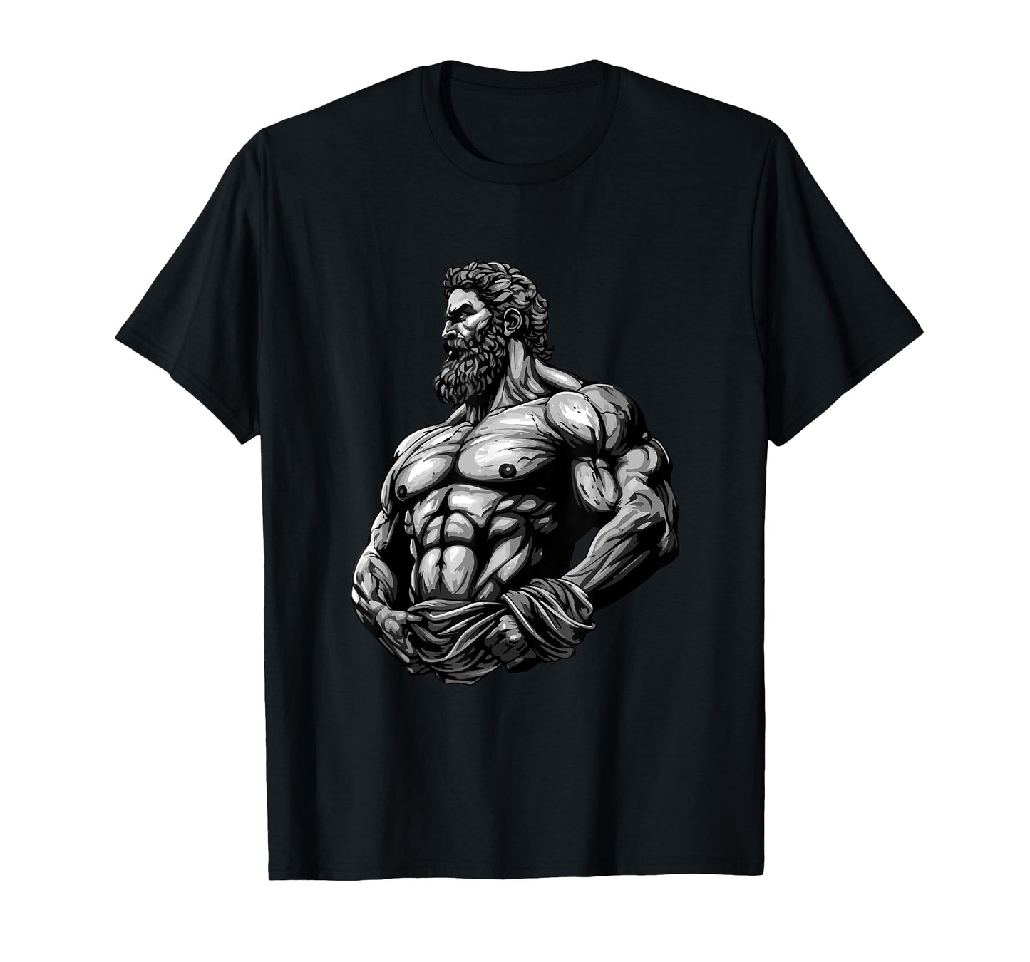 Greek Warrior Bodybuilding Gym Muscles Fitness T-Shirt