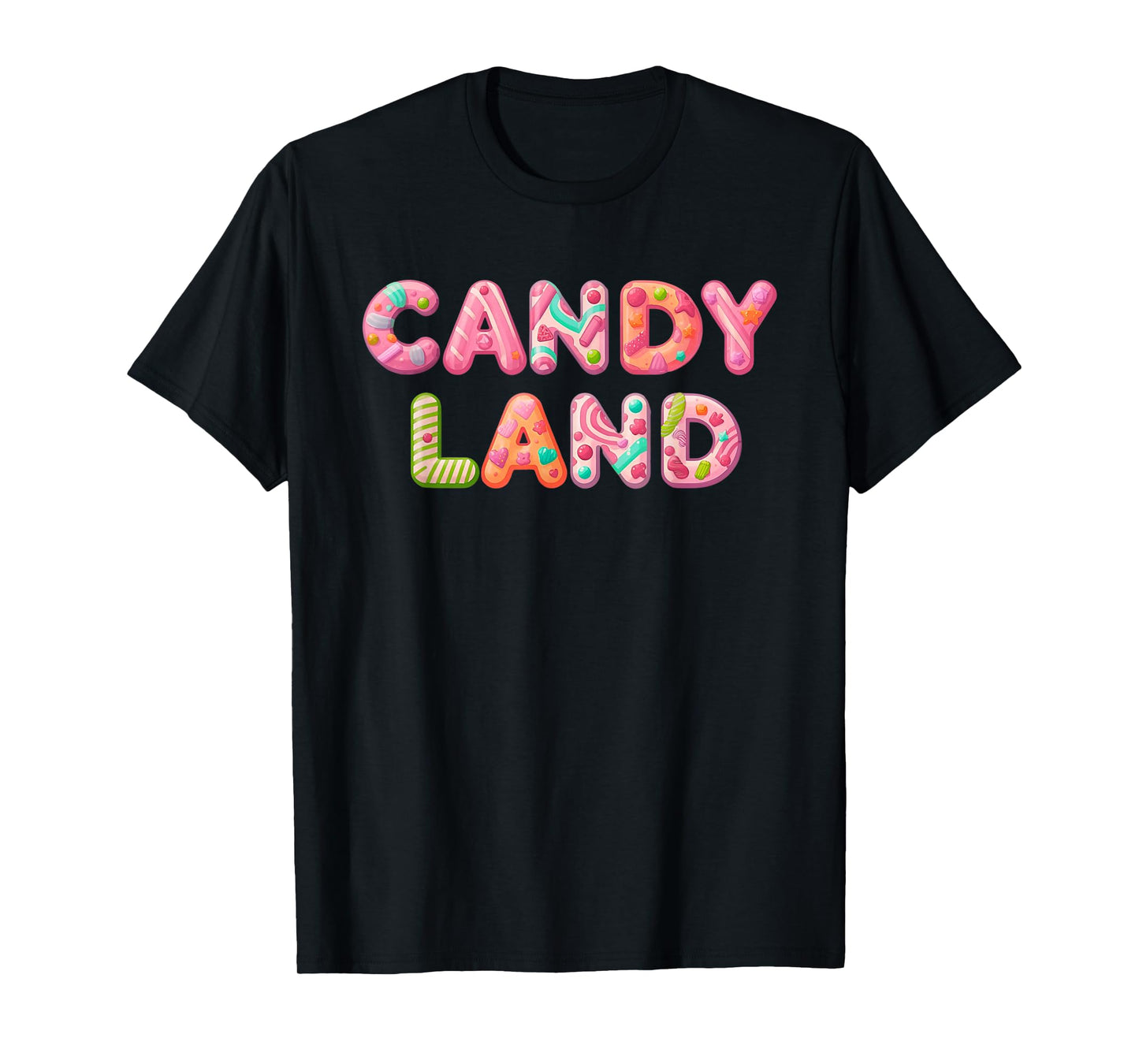 Candy Land Retro Logo Cute Candys T-Shirt