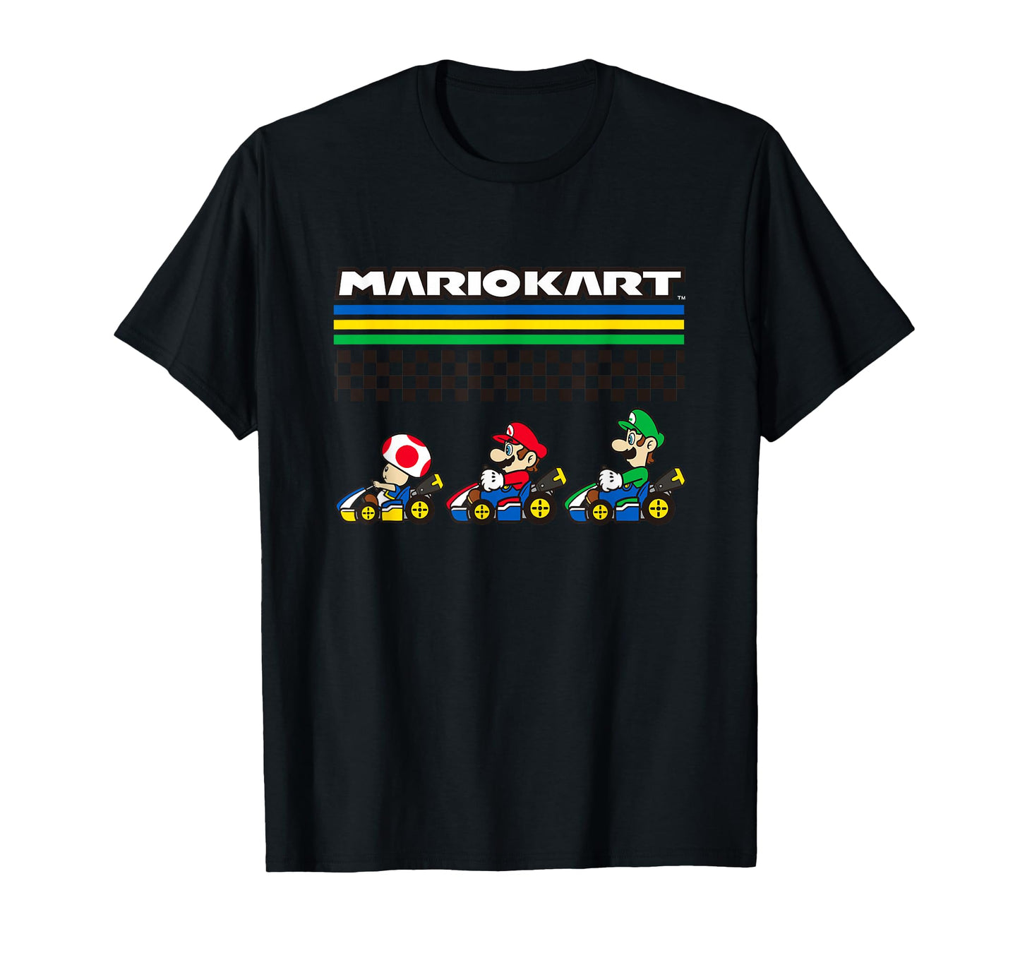 Mario Kart Rainbow Rally Character Line Up T-Shirt