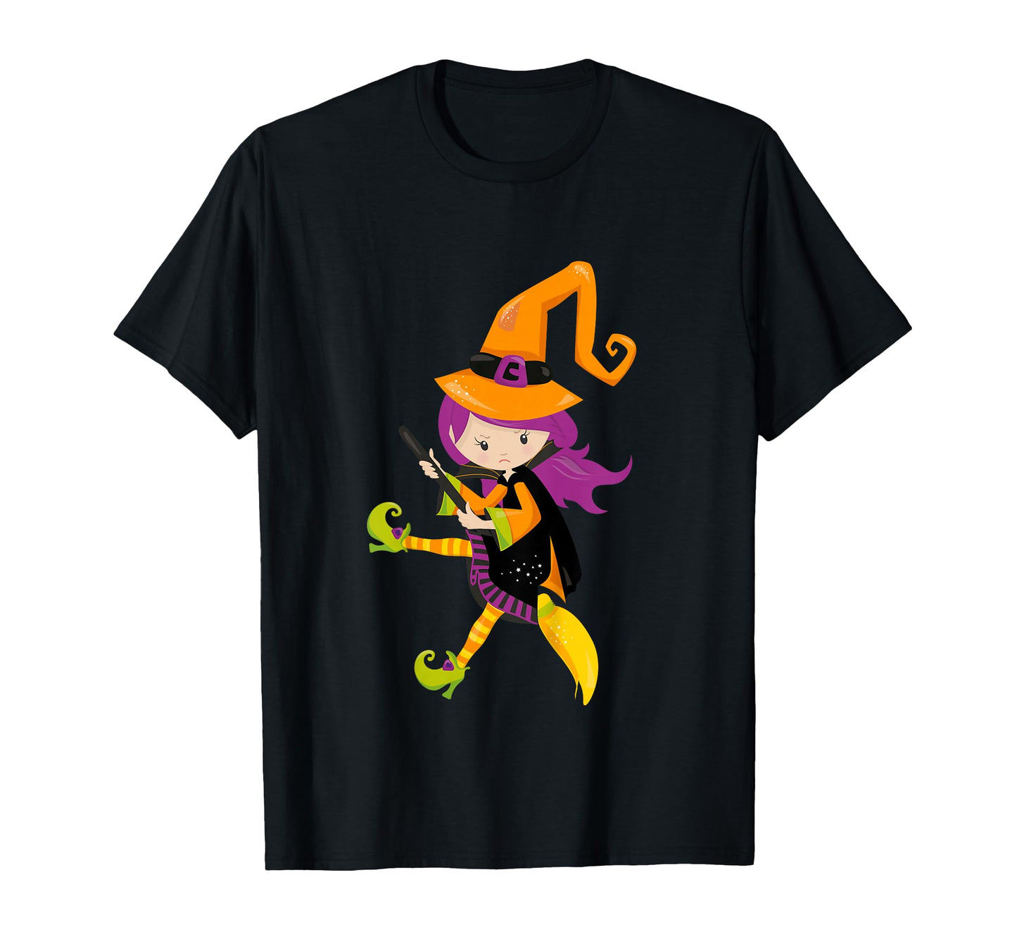 Girls Halloween Witch Shirt for Kids T-Shirt