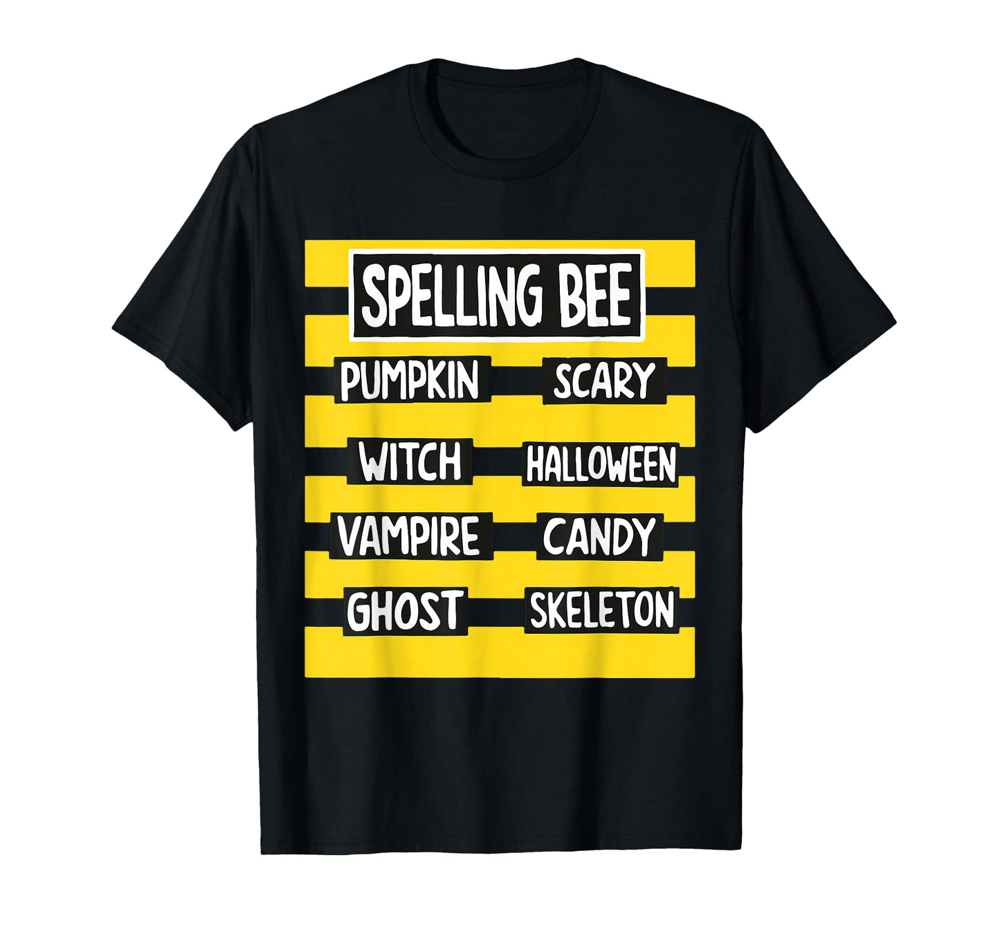 Funny Pun Halloween Costume for Teachers spelling bee T-Shirt