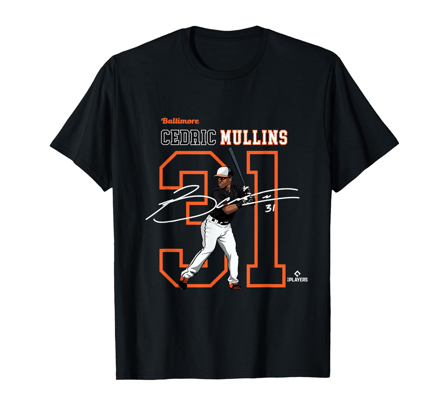 Cedric Mullins | Baltimore Baseball Players | MLBCMS3004 T-Shirt