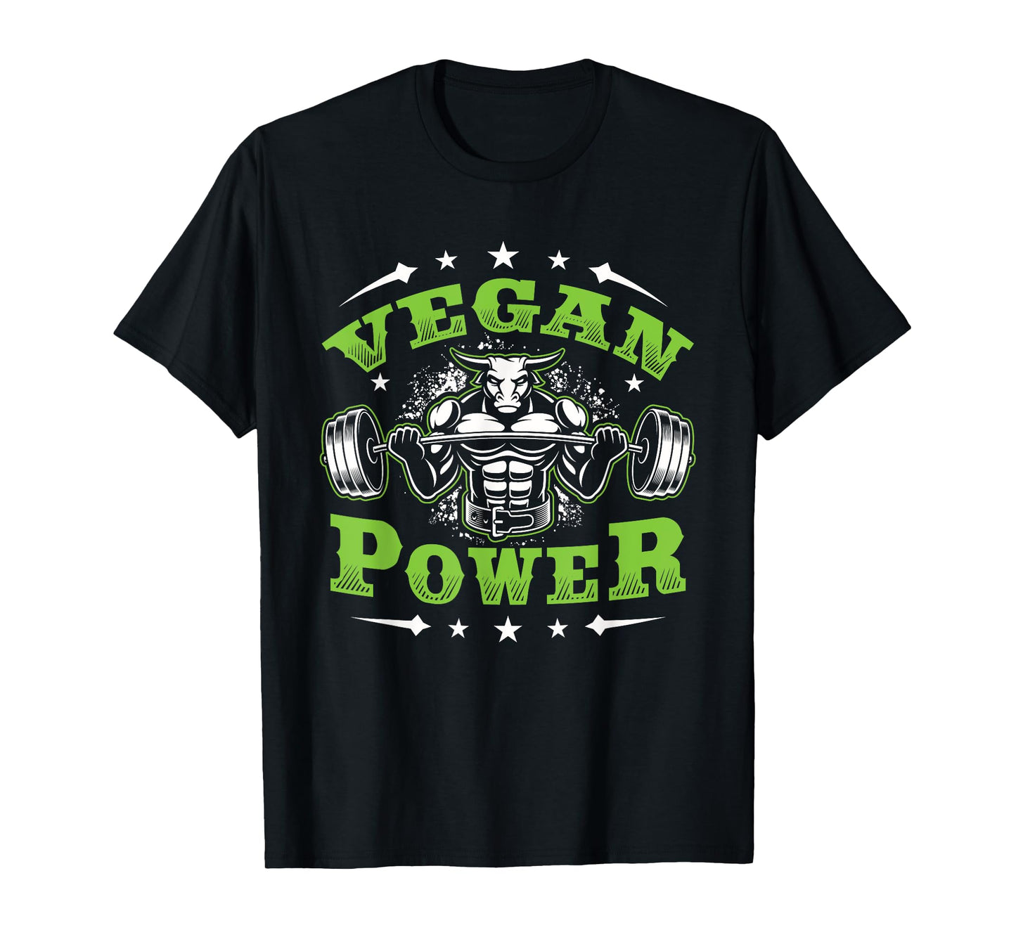 Vegan Fitness Workout I'm Vegan Power T-Shirt