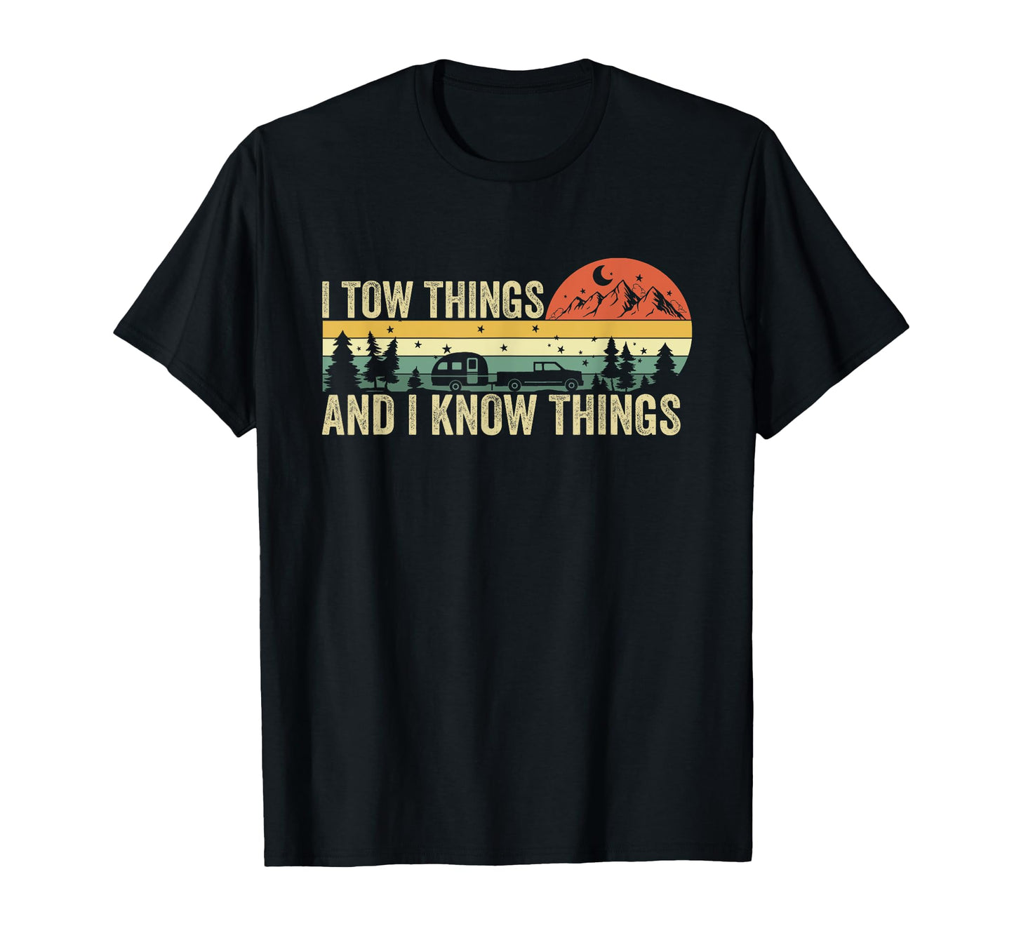 Vintage I Tow Things and I know Things Funny Father's Day T-Shirt