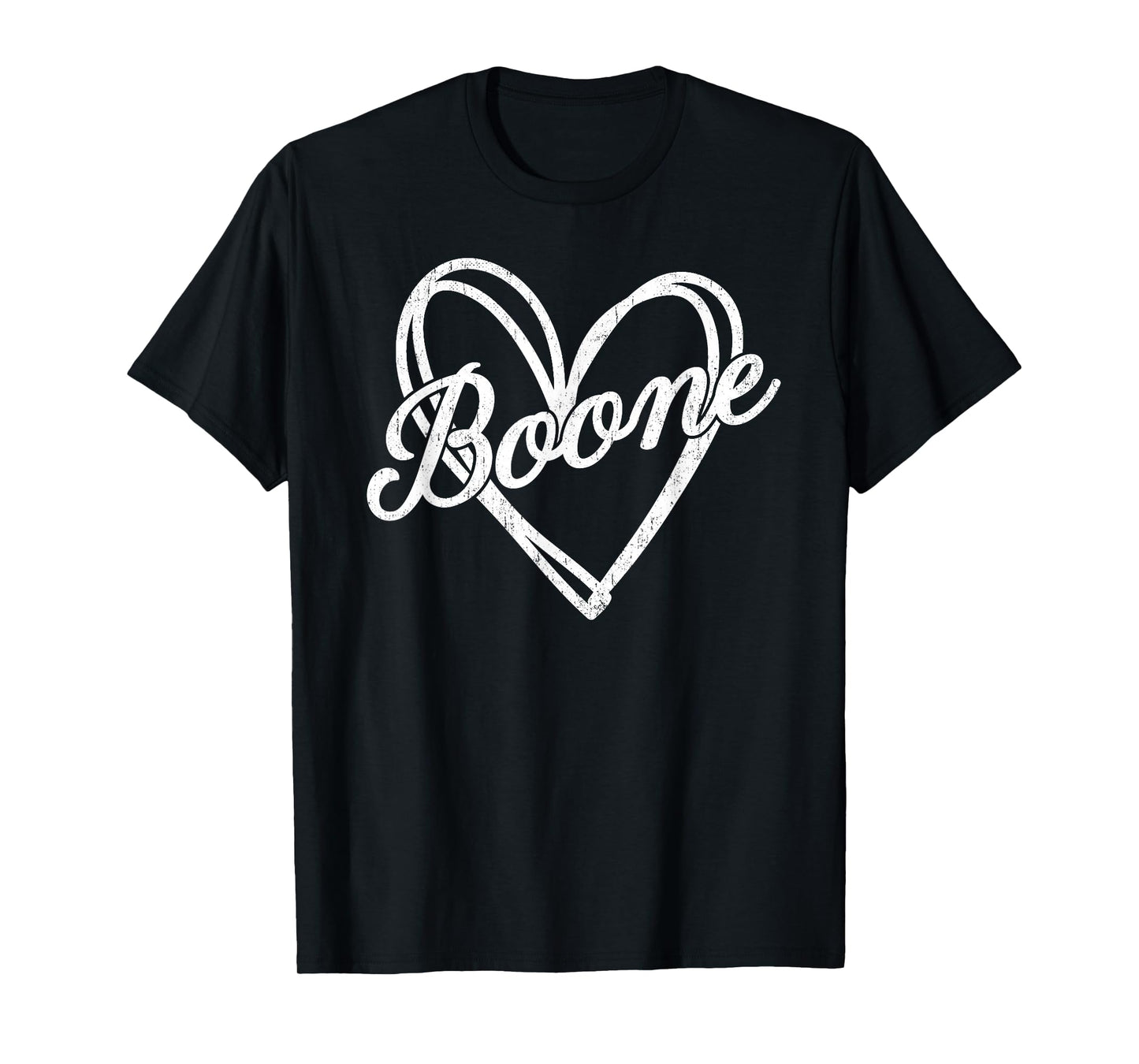 Boone Heart Men Women Kid Vintage T-Shirt