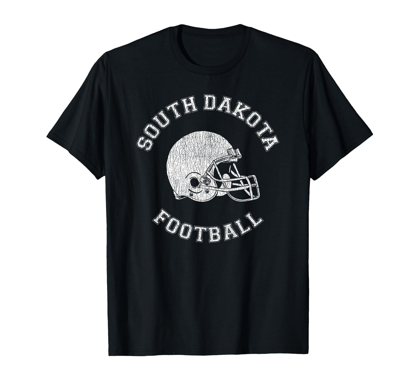 South Dakota Football Distressed 1980's Retro P.E.Dept Style T-Shirt