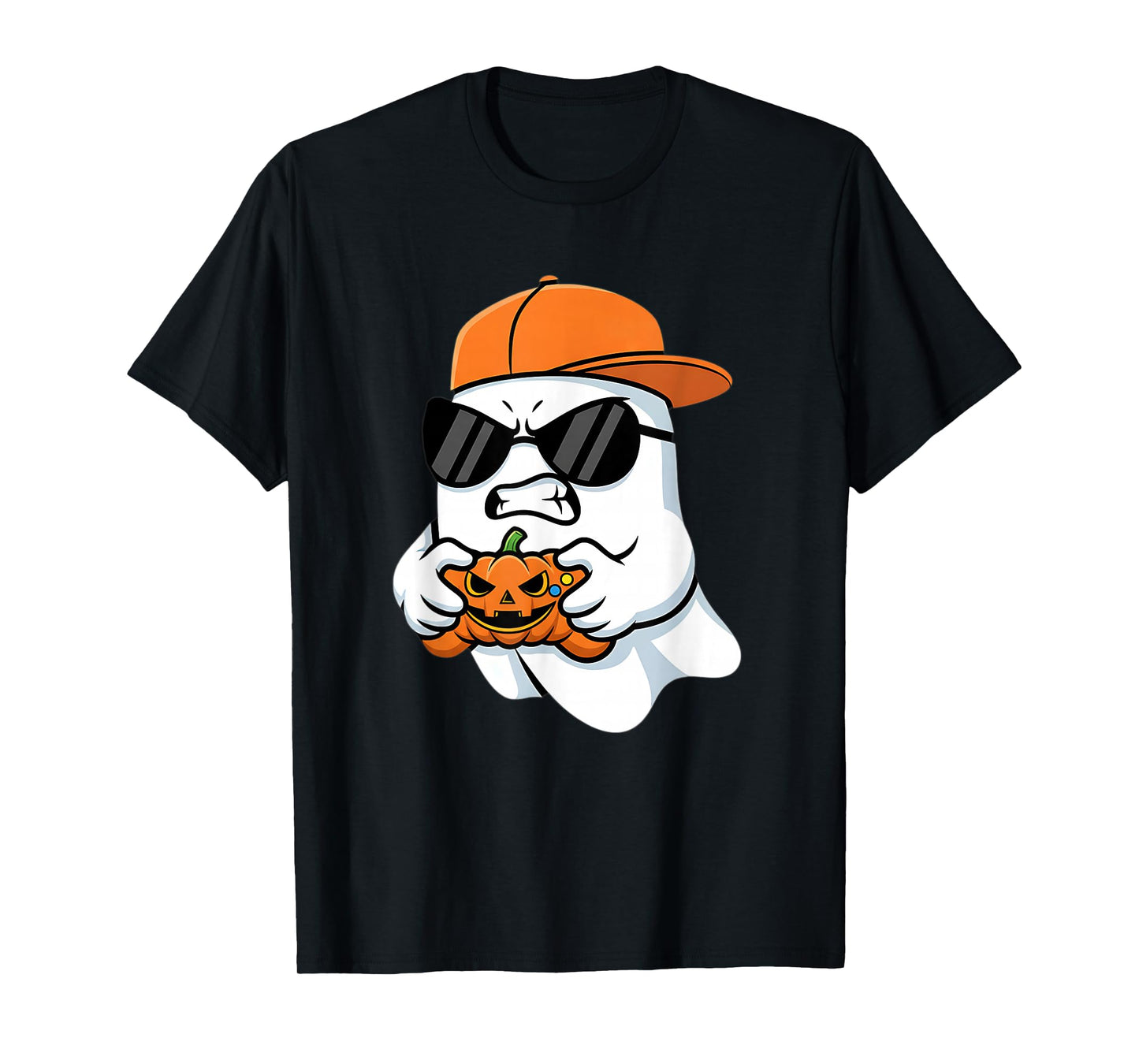 Spooky Season Halloween Costume Gaming Cute Funny Ghost T-Shirt