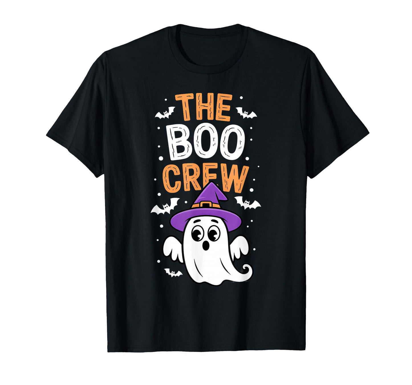 Halloween Ghost The Boo Crew Costume Matching Women Gifts T-Shirt