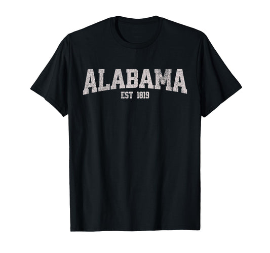 Classic Alabama Print Retro Varsity Vintage AlaBAMA T-Shirt