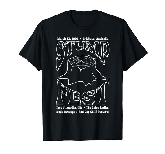 Funny Vintage Stumpfest Concert With the Tree Stump Bandits T-Shirt