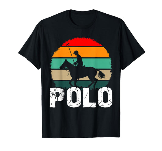 Western Horse Polo Practice Vintage Horseback Riding T-Shirt