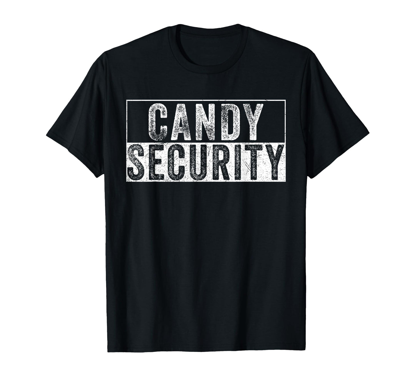 Halloween Funny Ghost Vintage Candy Security Adult Kids T-Shirt