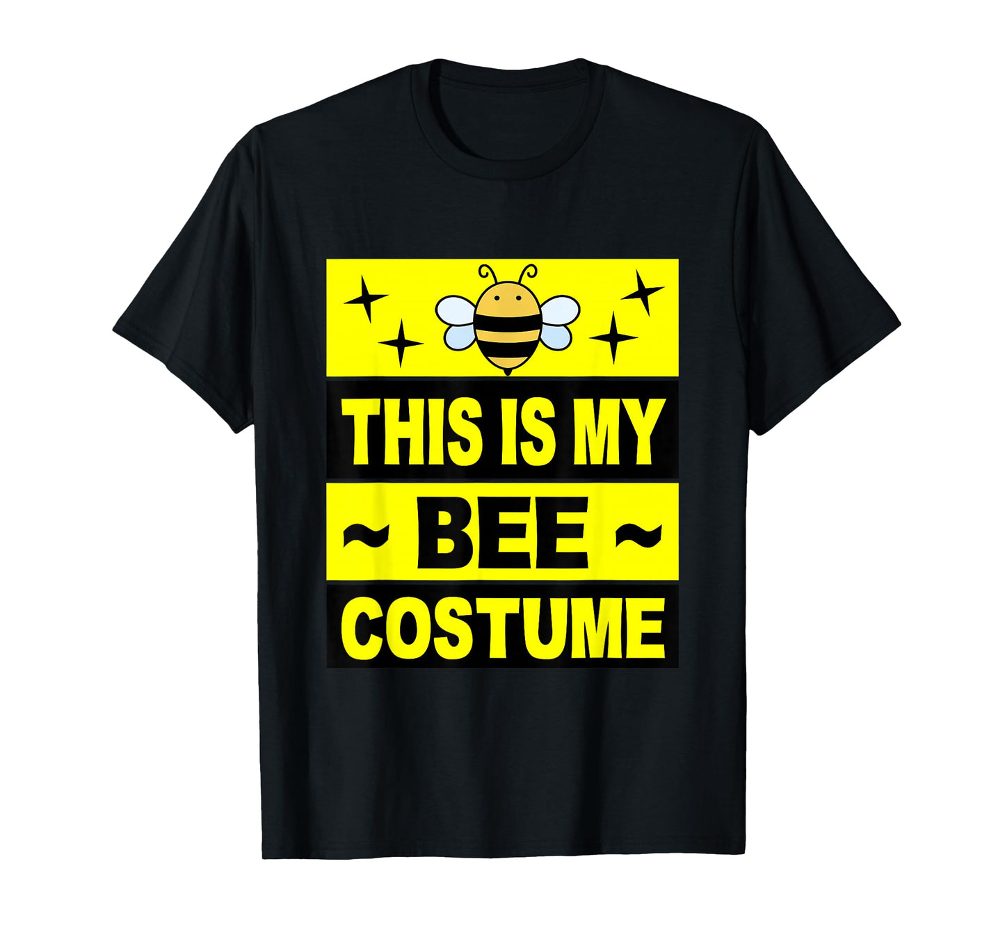 Retro Bee Costume Women Cute Adult Kids Men Baby Bumble Bee T-Shirt