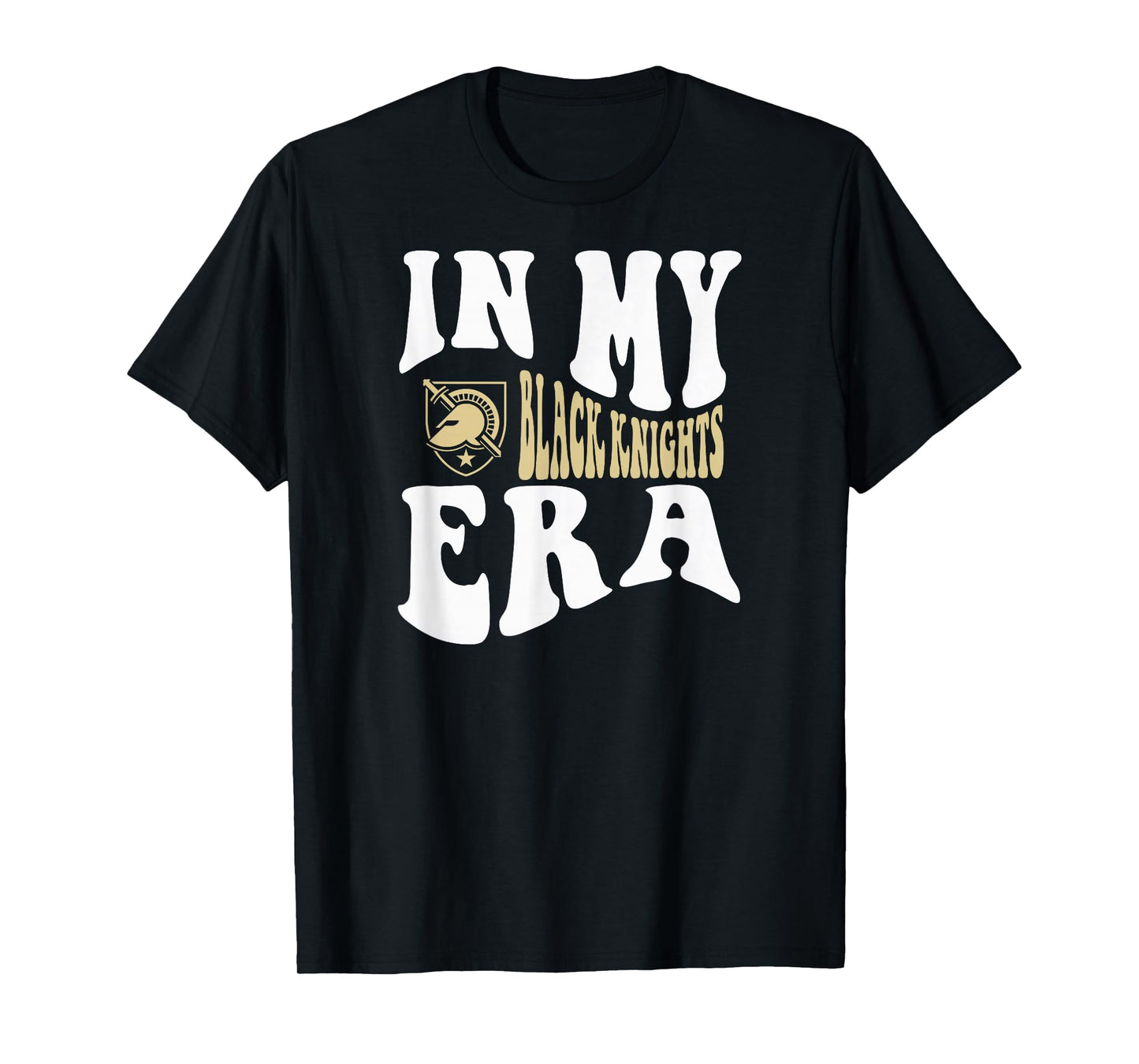 Army Black Knights Era Black Officially Licensed T-Shirt