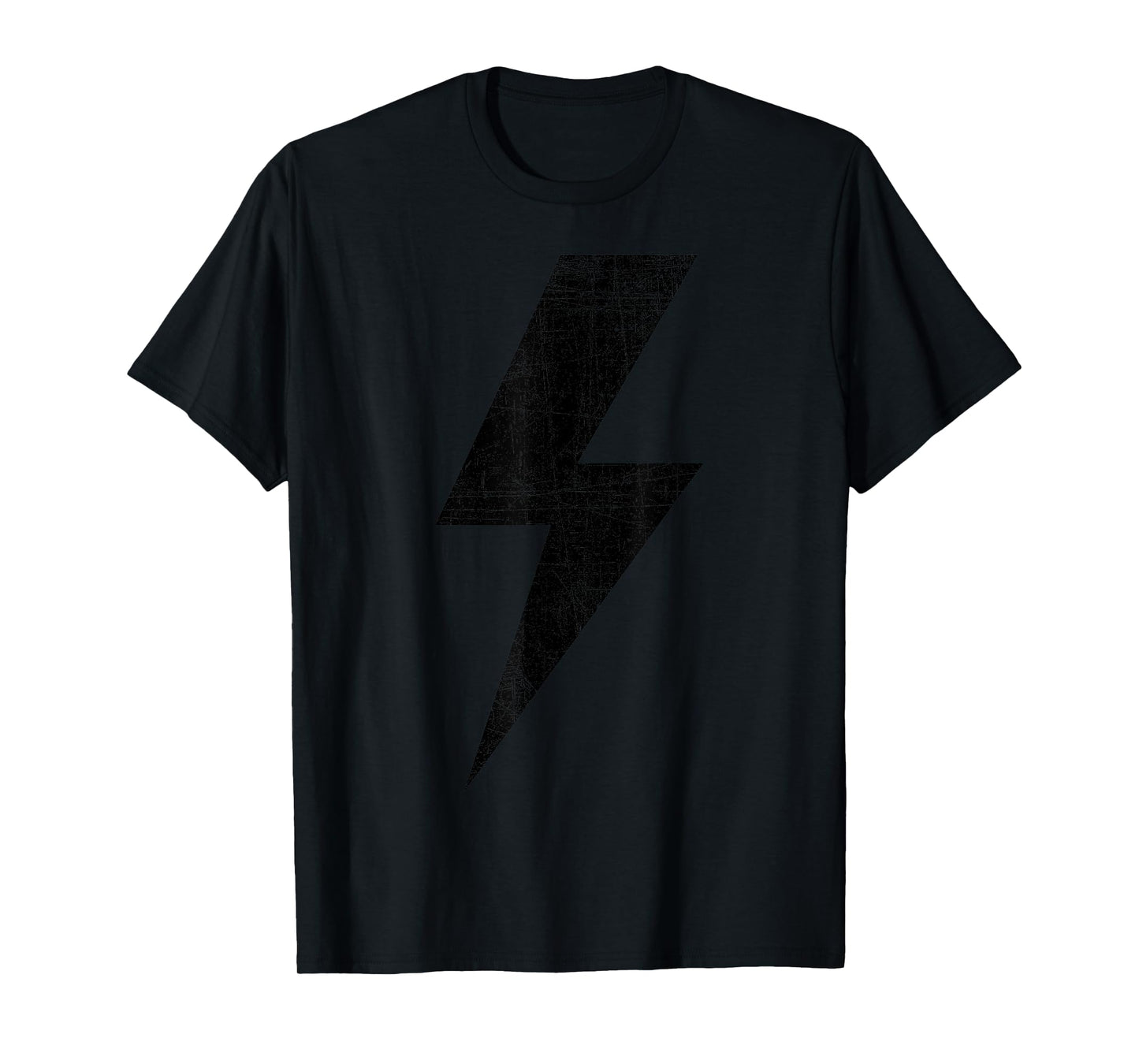 Bolt Lightning Black Design Team T-Shirt