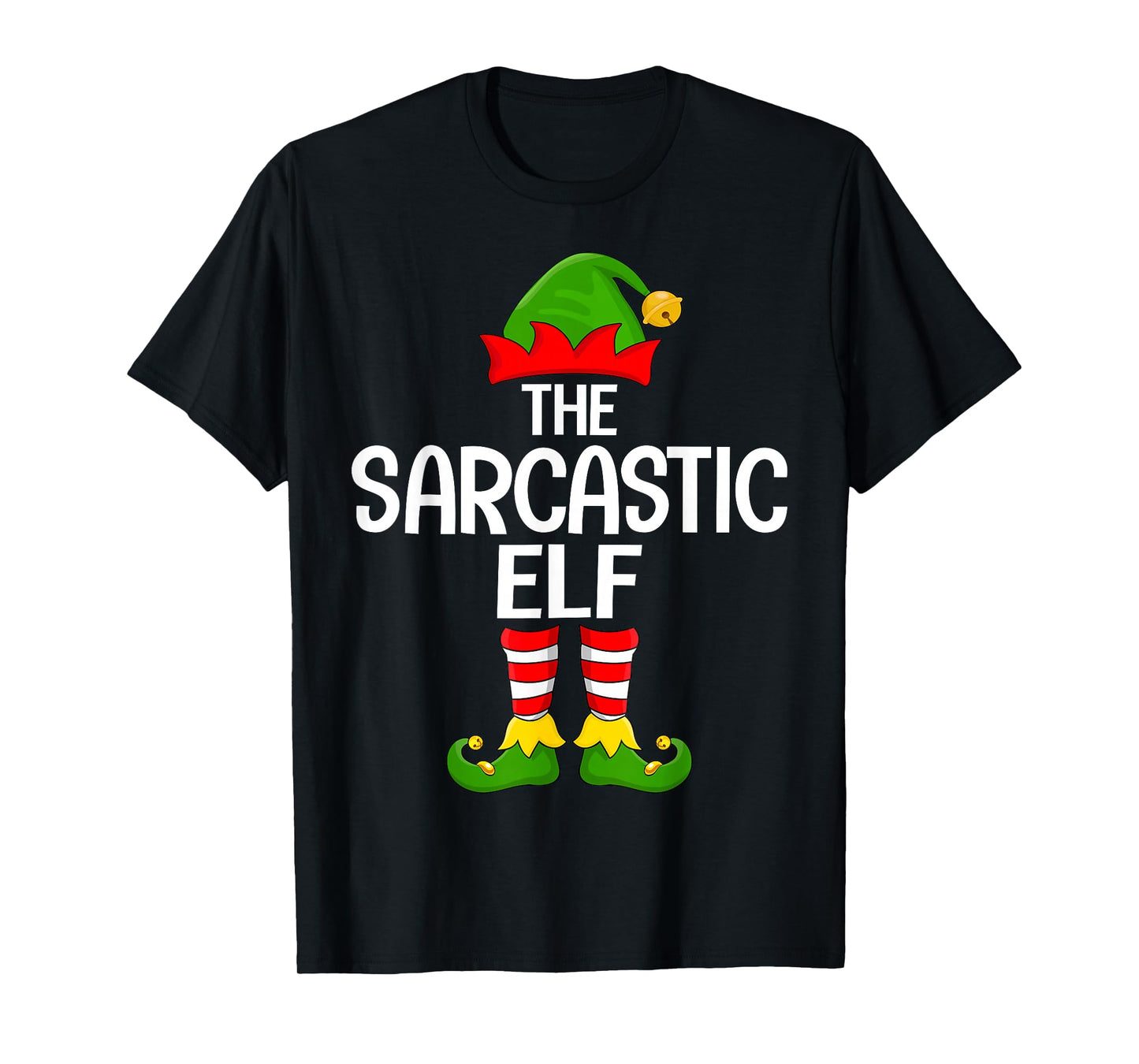 Sarcastic Elf Xmas Matching Family Elf Squad Christmas T-Shirt