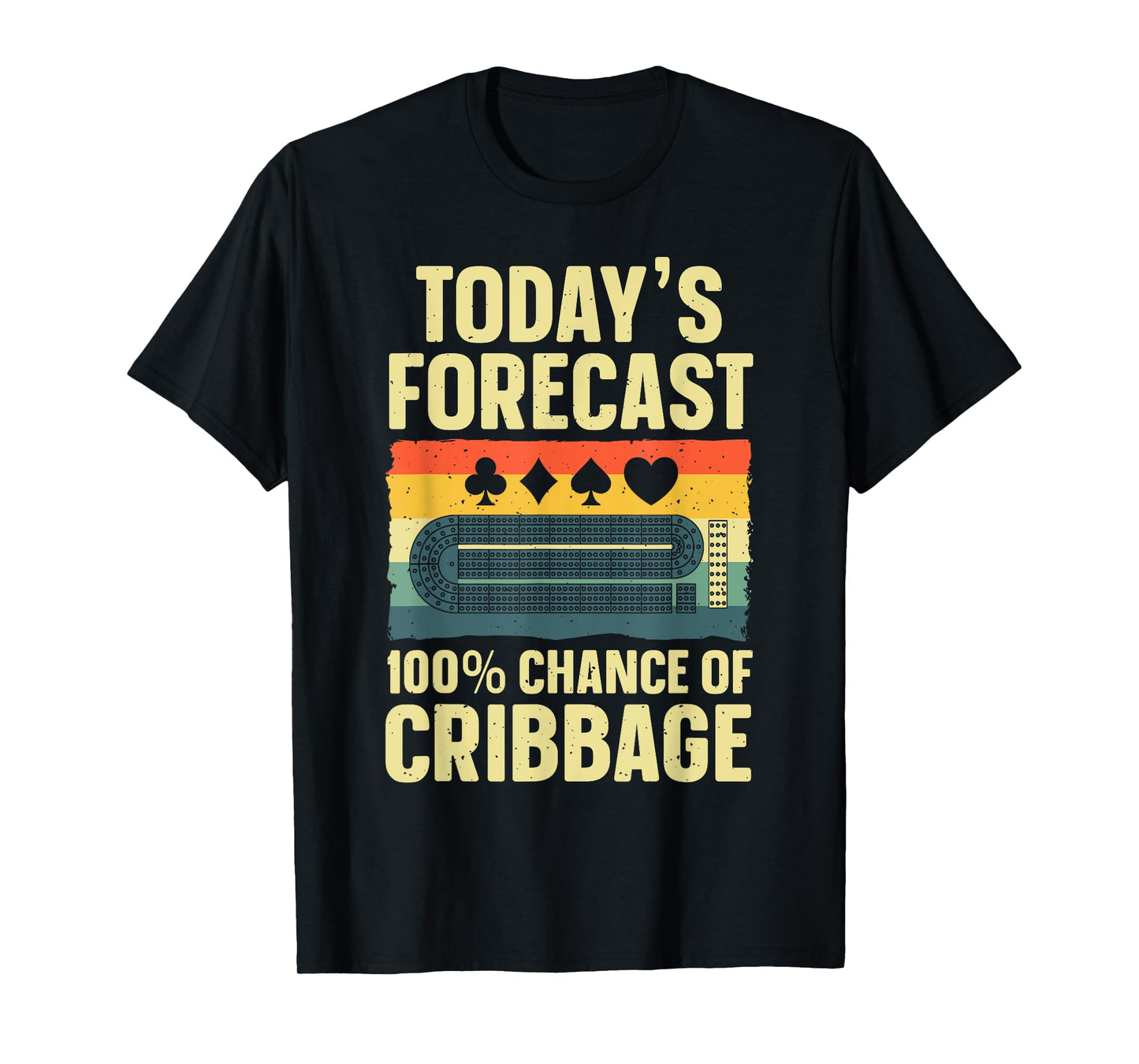 Funny Cribbage Design For Men Women Kids Card Game Cribbage T-Shirt