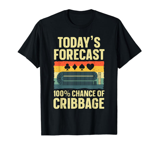 Funny Cribbage Design For Men Women Kids Card Game Cribbage T-Shirt
