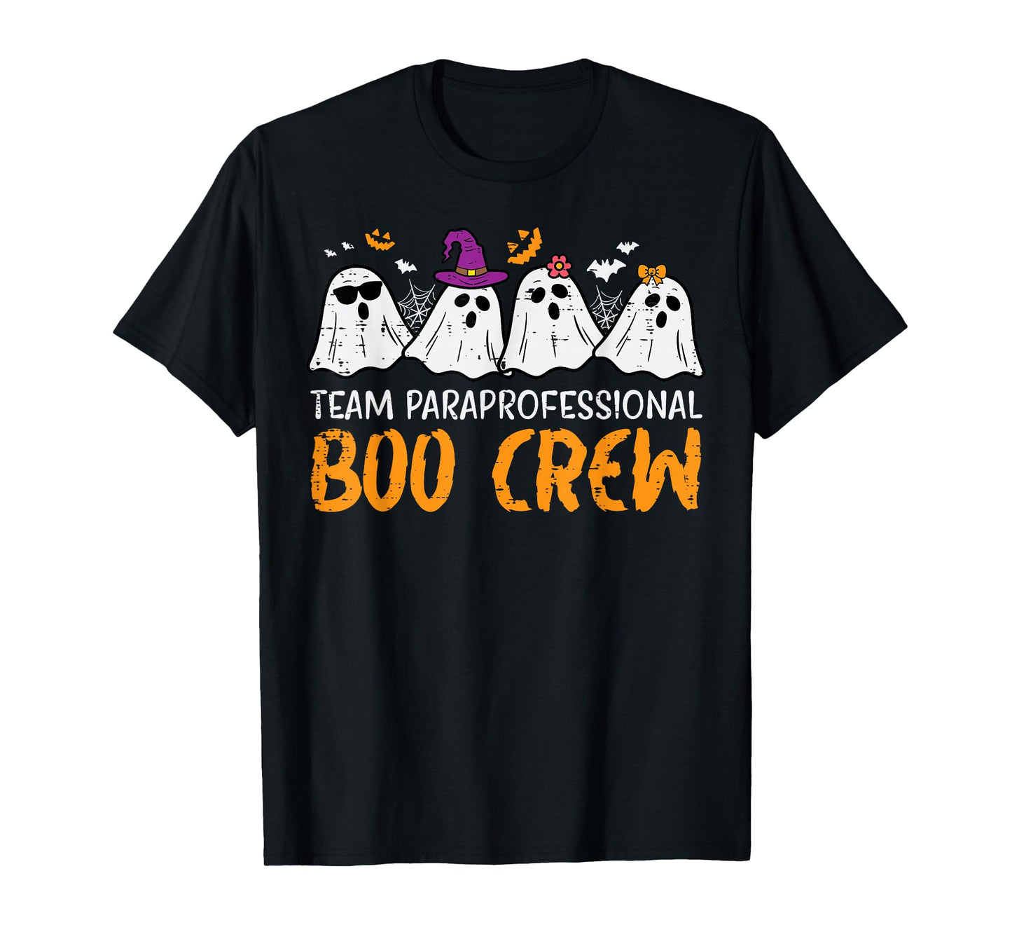 Halloween Team Paraprofessional Boo Crew Para Costume Women T-Shirt