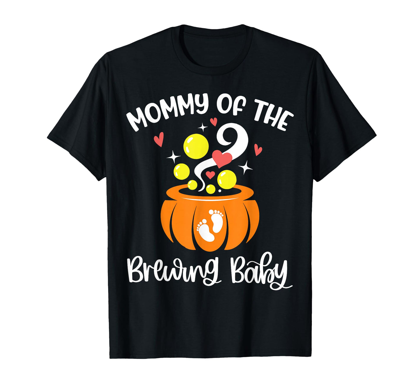Mommy of The Brewing Baby Pregnancy Halloween Mom to Be T-Shirt