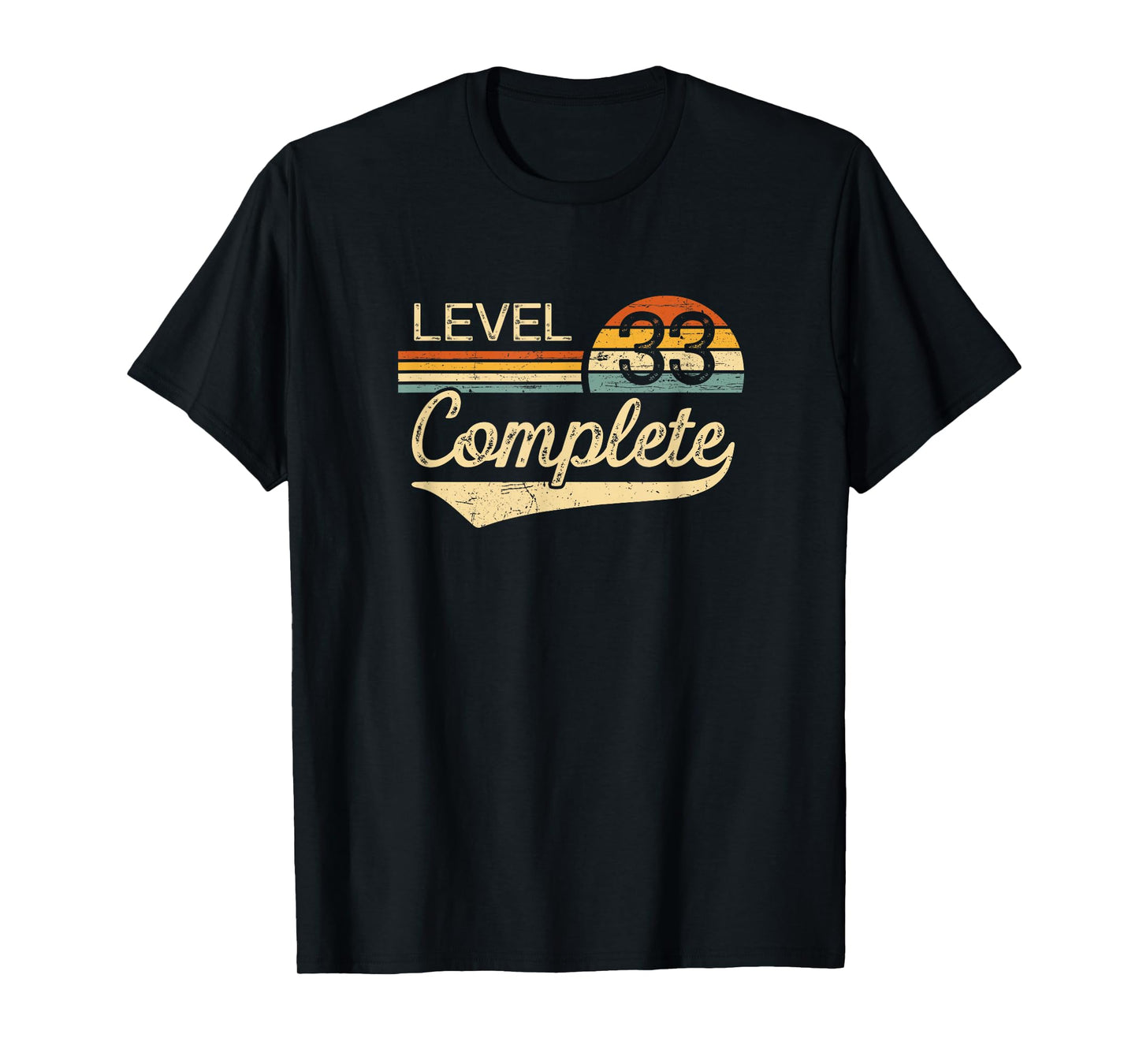 Level 33 Complete Vintage 33rd Wedding Anniversary T-Shirt