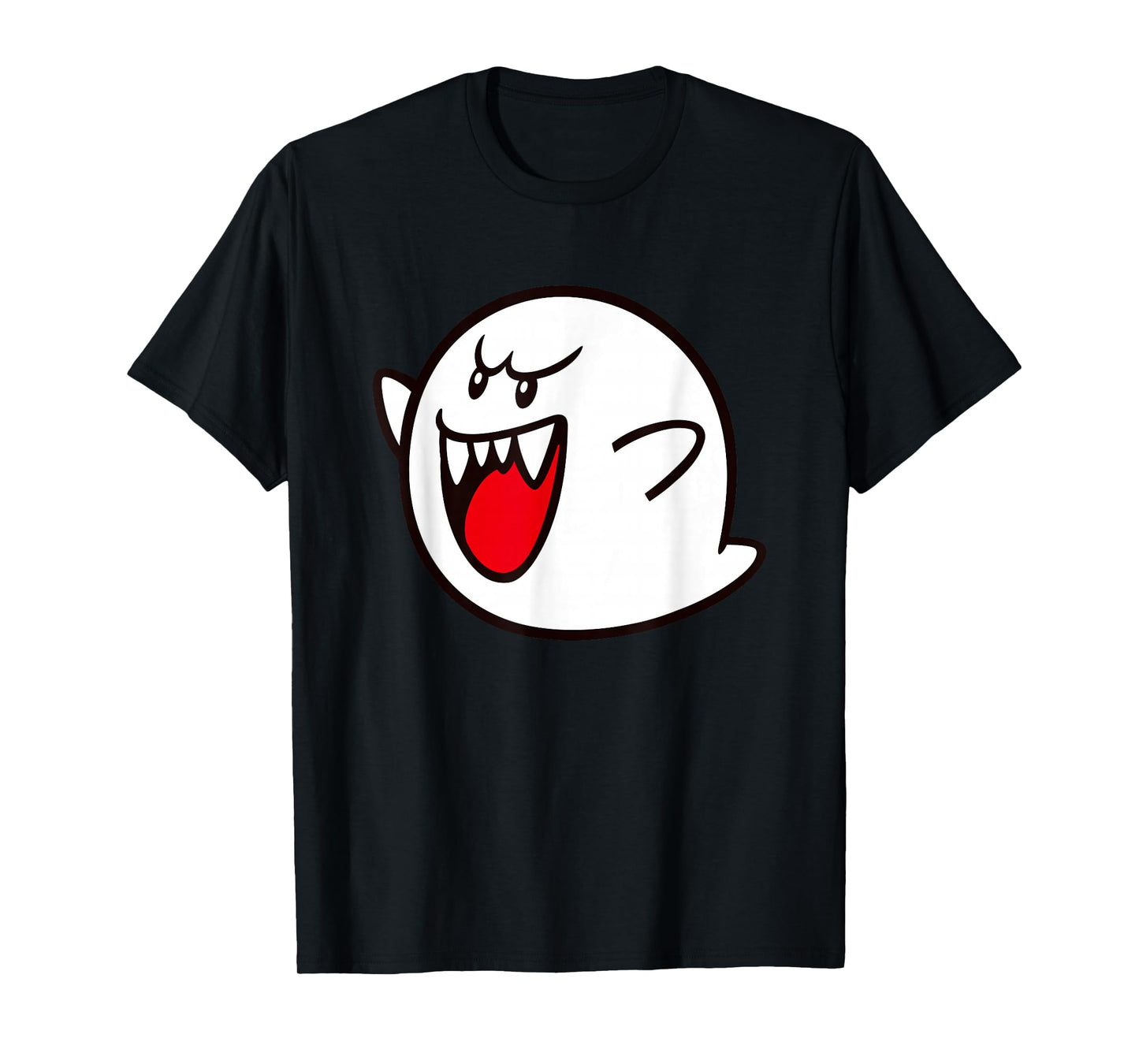 Super Mario Boo Spooky Big Character Icon T-Shirt