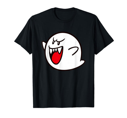 Super Mario Boo Spooky Big Character Icon T-Shirt