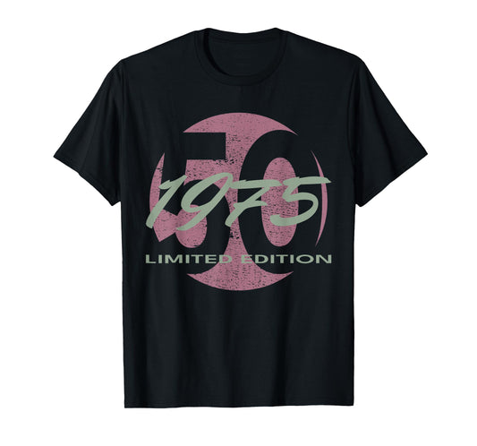 50th birthday men women 50 years 1975 vintage T-Shirt