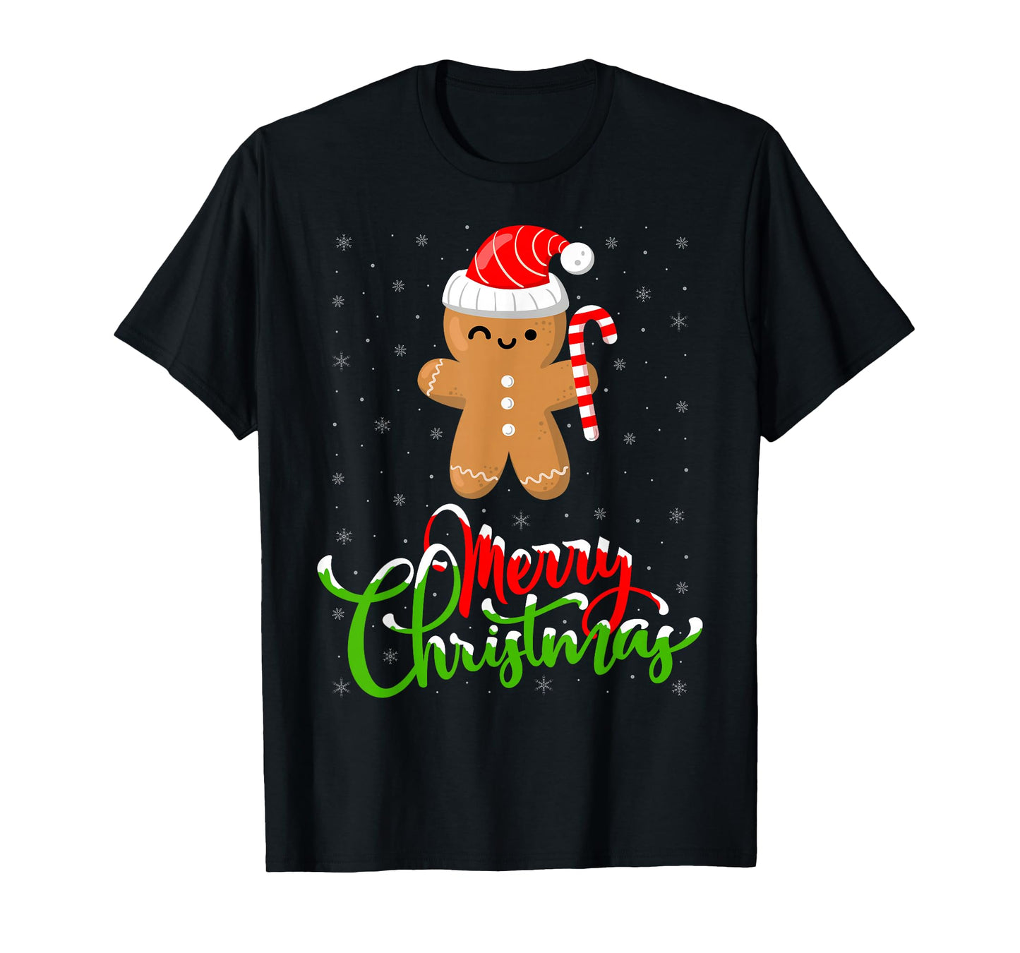 Merry Christmas Funny Gingerbread Cookie Baking Christmas T-Shirt