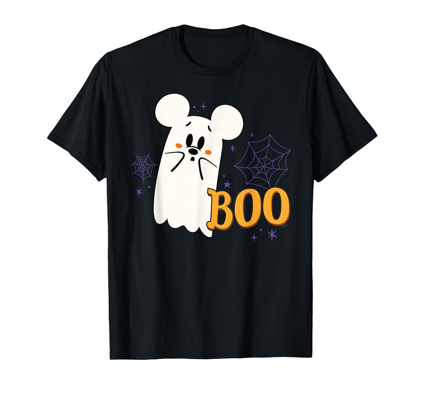 Disney Mickey Mouse Cute Little Ghost Boo Halloween T-Shirt