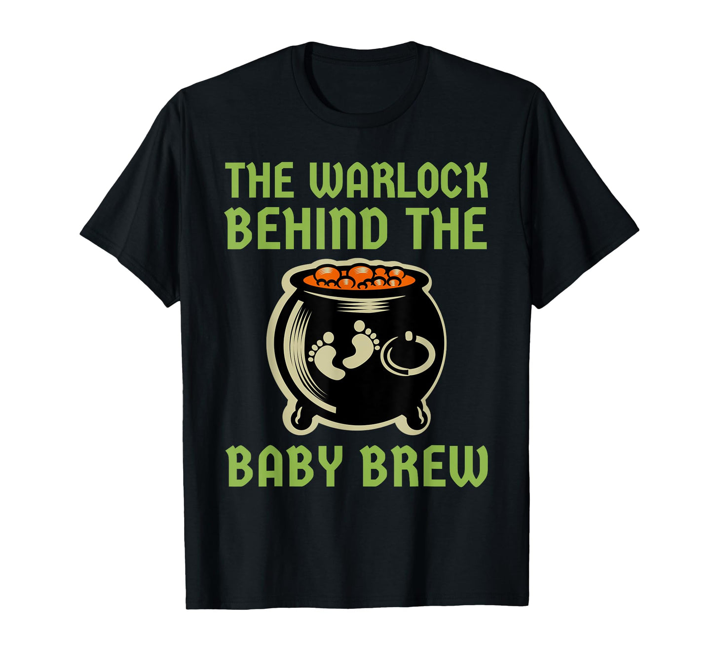 The Warlock Behind The Baby Brew, Halloween New Dad To Be T-Shirt