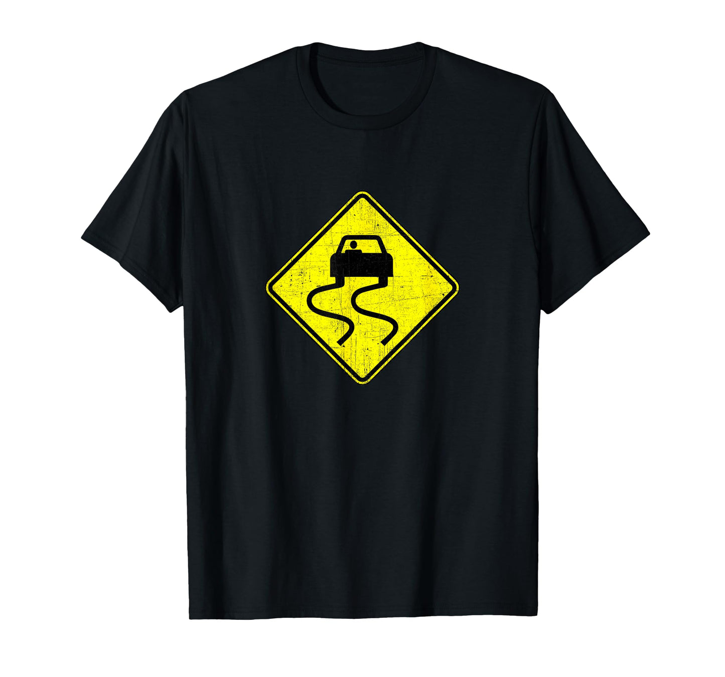 Slippery When Wet Sign T Shirt T-Shirt