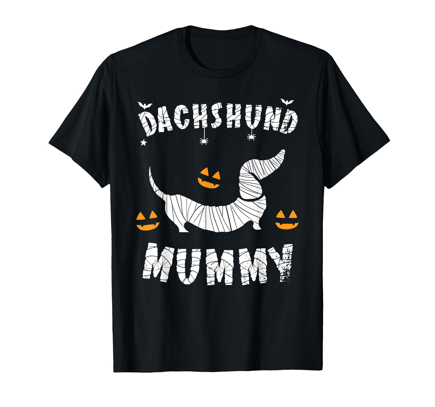 Halloween Dachshund Weenie Sausage Mummy Funny Dog Costume T-Shirt