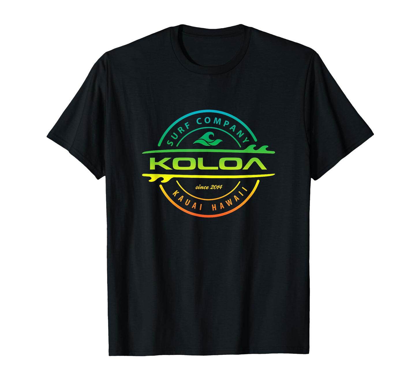 Koloa Surf Multicolor Lightweight Thruster Logo Graphic T-Shirt